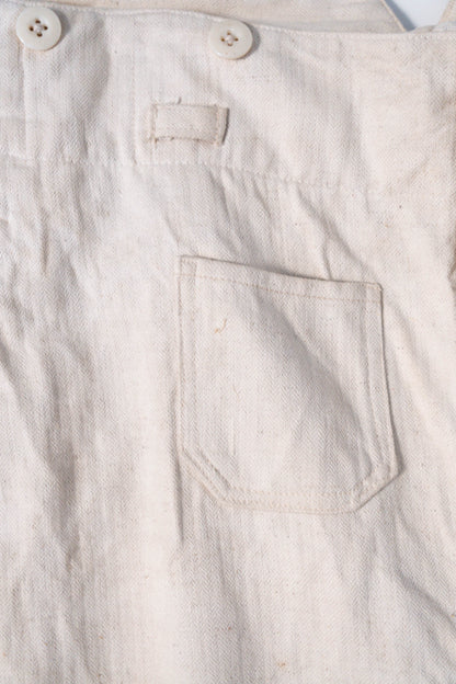 40s GERMAN KRIEGSMARINE DRILLICH HBT LINEN TROUSER