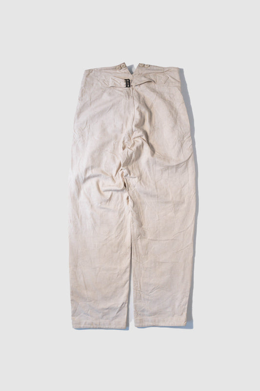 40s GERMAN KRIEGSMARINE DRILLICH HBT LINEN TROUSER