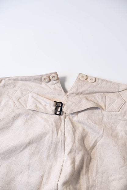 40s GERMAN KRIEGSMARINE DRILLICH HBT LINEN TROUSER
