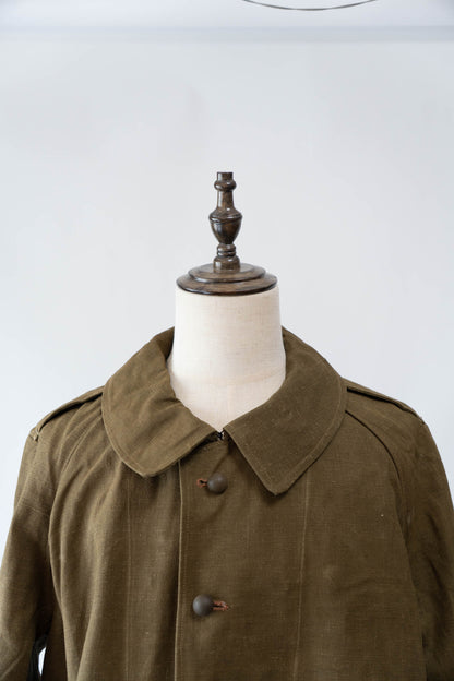 M35 French Army Motorcycle Coat Linen DEADSTOCK 2