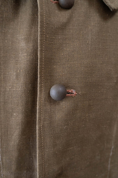M35 French Army Motorcycle Coat Linen DEADSTOCK 2