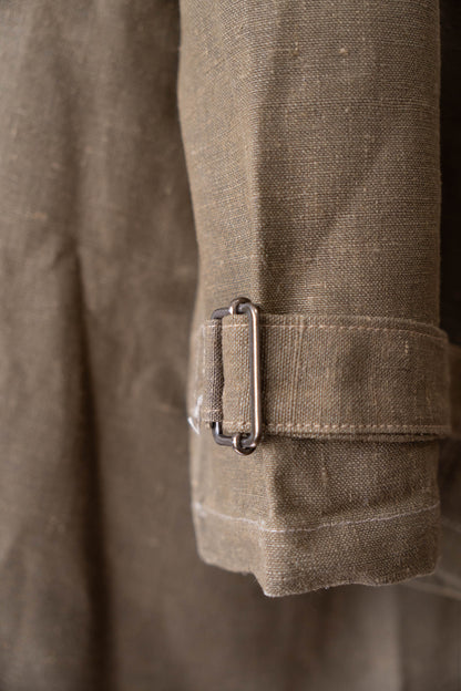 M35 French Army Motorcycle Coat Linen DEADSTOCK 2