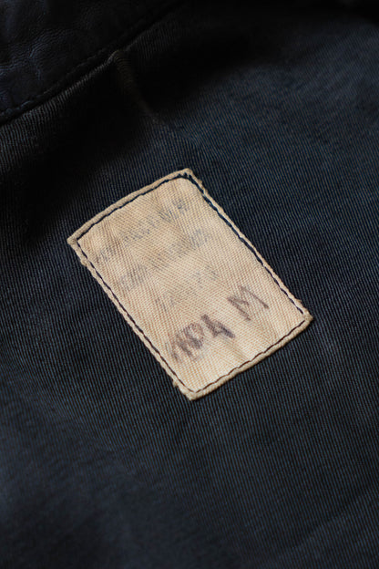 70s French Air Force Pilot Leather Jacket Original