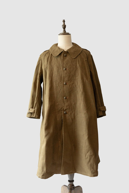 M35 French Army Motorcycle Coat Linen DEADSTOCK 1