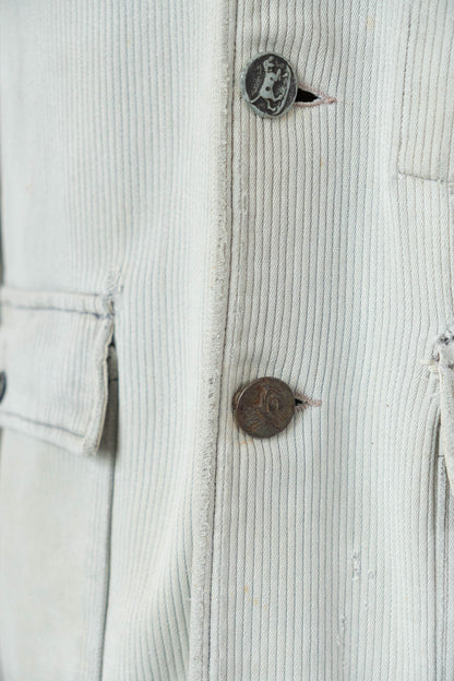 50s LE MONT ST MICHEL COTTON PIQUE HUNTING JACKET