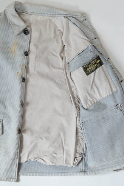 50s LE MONT ST MICHEL COTTON PIQUE HUNTING JACKET