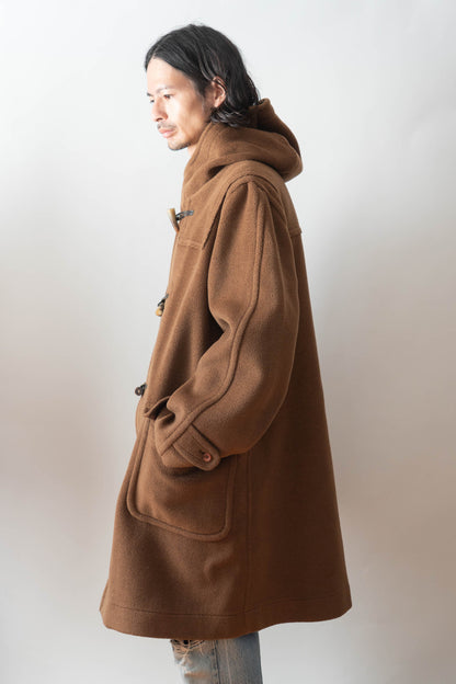 90s Invertere wool hbt duffle coat moorbrok fabric