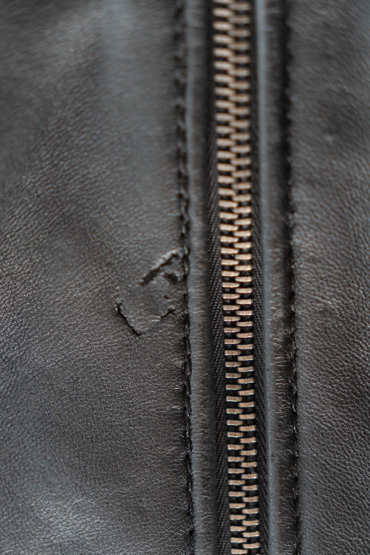 70s french Air Force pilot leather jacket civilian③