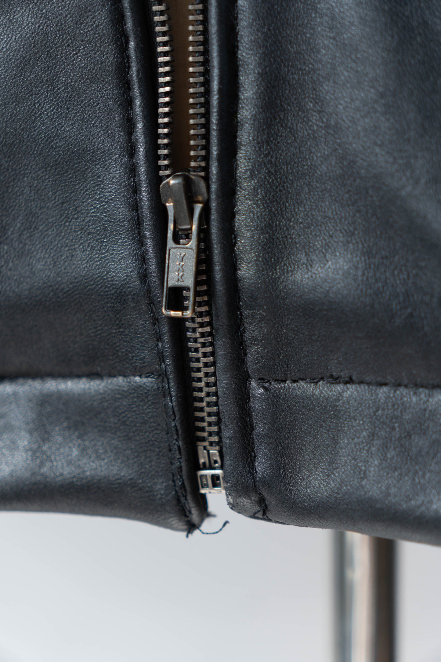 70s french Air Force pilot leather jacket civilian③