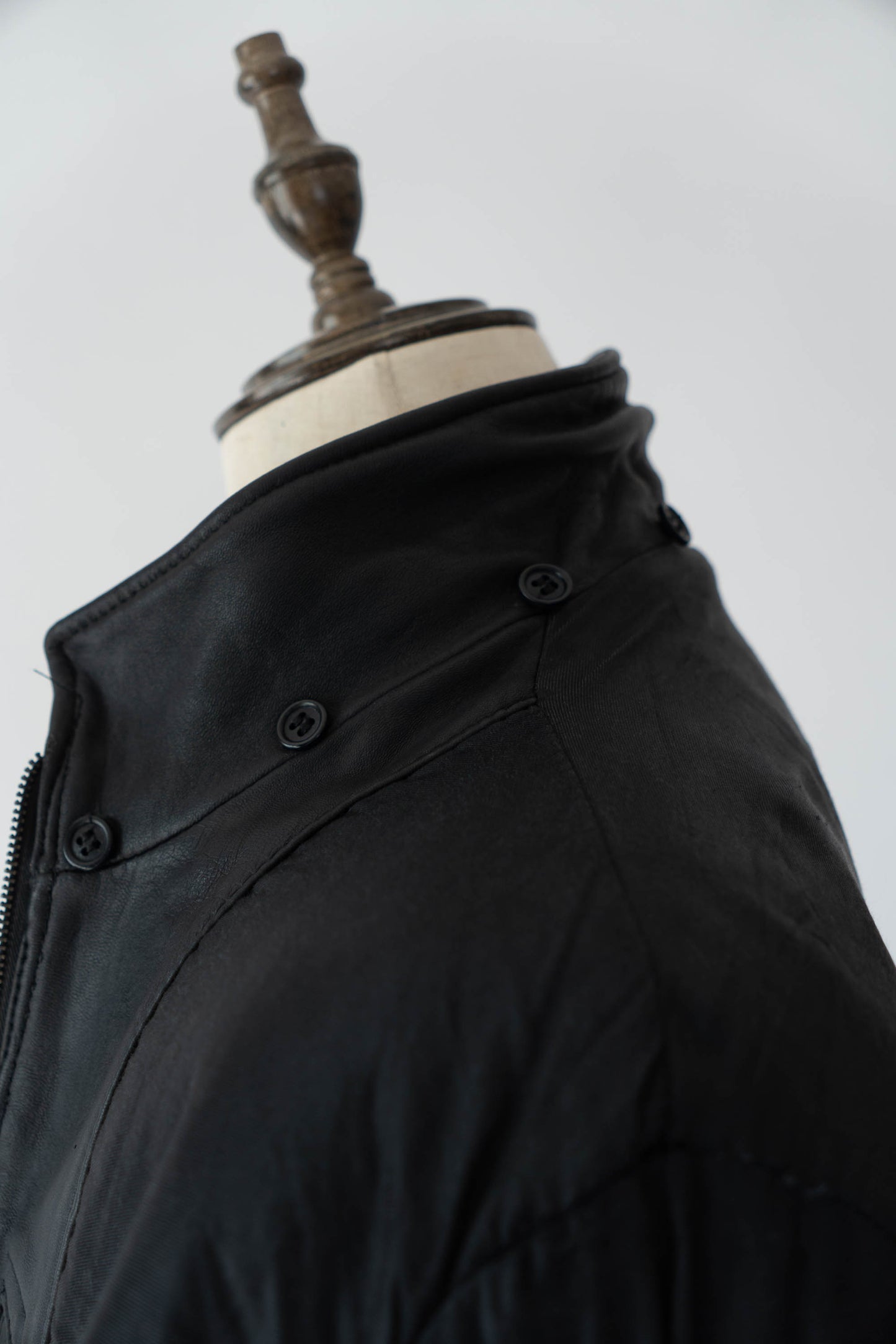 70s french Air Force pilot leather jacket civilian③