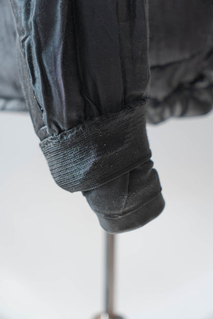 70s french Air Force pilot leather jacket civilian③