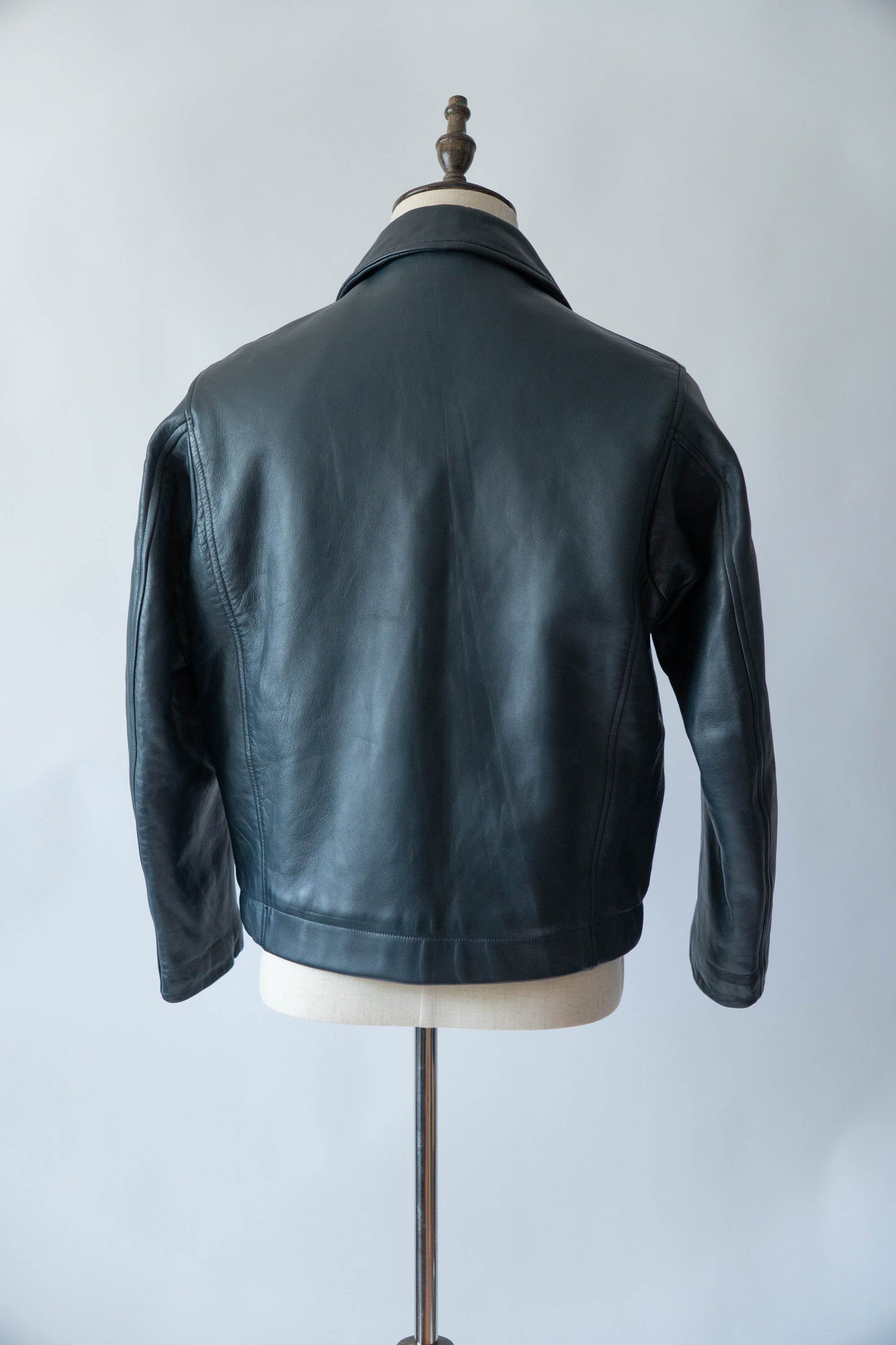 70s French Air Force Pilot Leather Jacket Original dead stock②