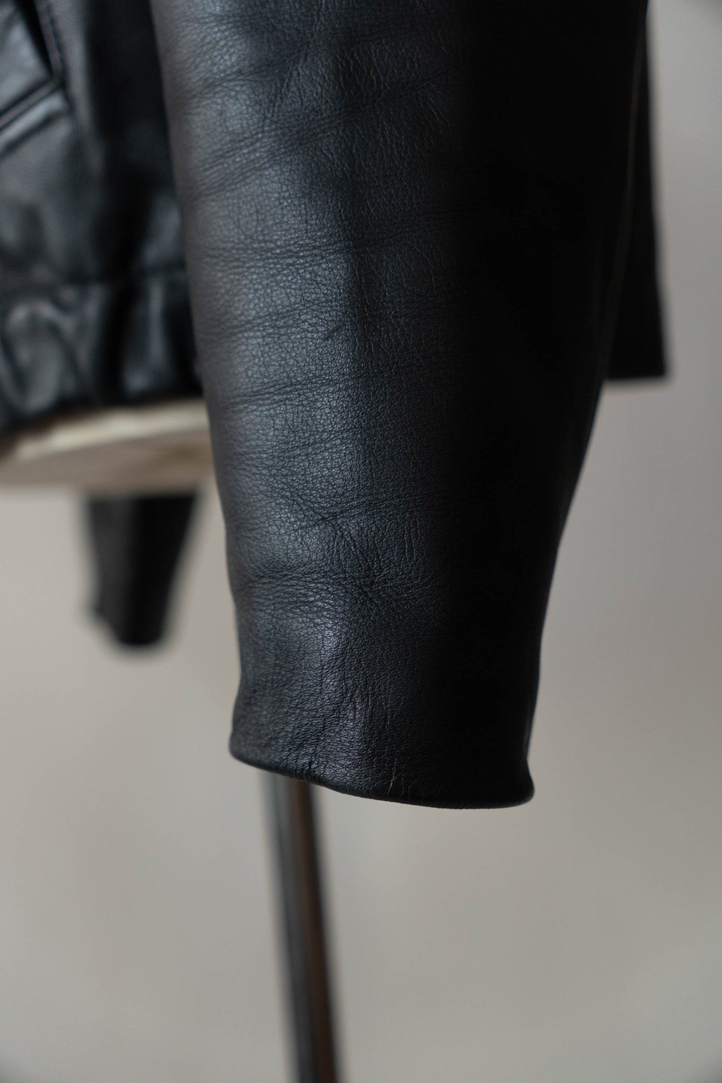 70s French Air Force Pilot Leather Jacket civilian①