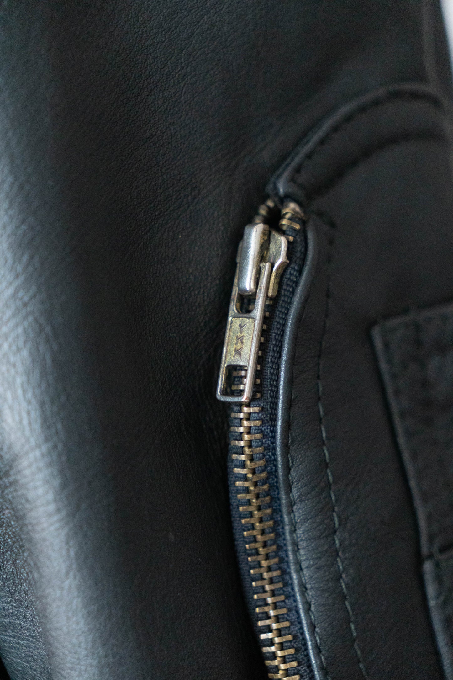 70s French Air Force Pilot Leather Jacket civilian①