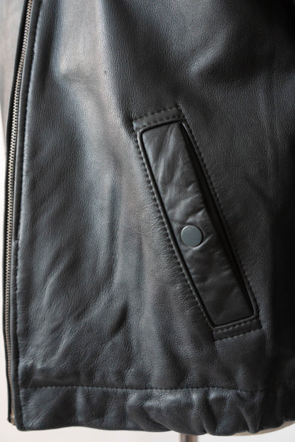 70s French Air Force Pilot Leather Jacket civilian①