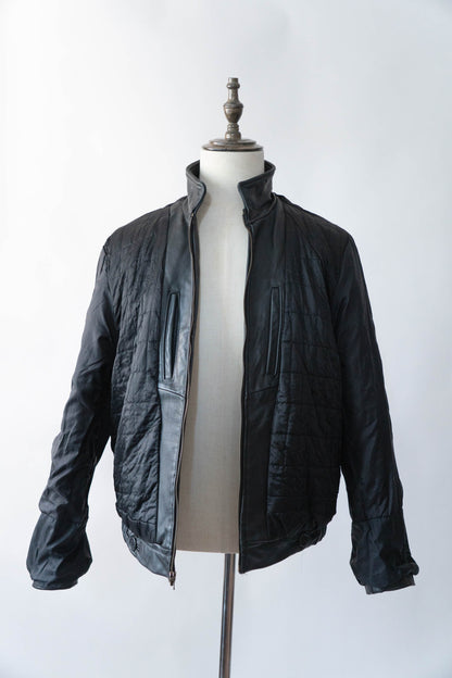 70s French Air Force Pilot Leather Jacket civilian①