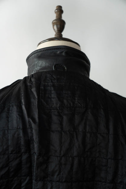 70s French Air Force Pilot Leather Jacket civilian①