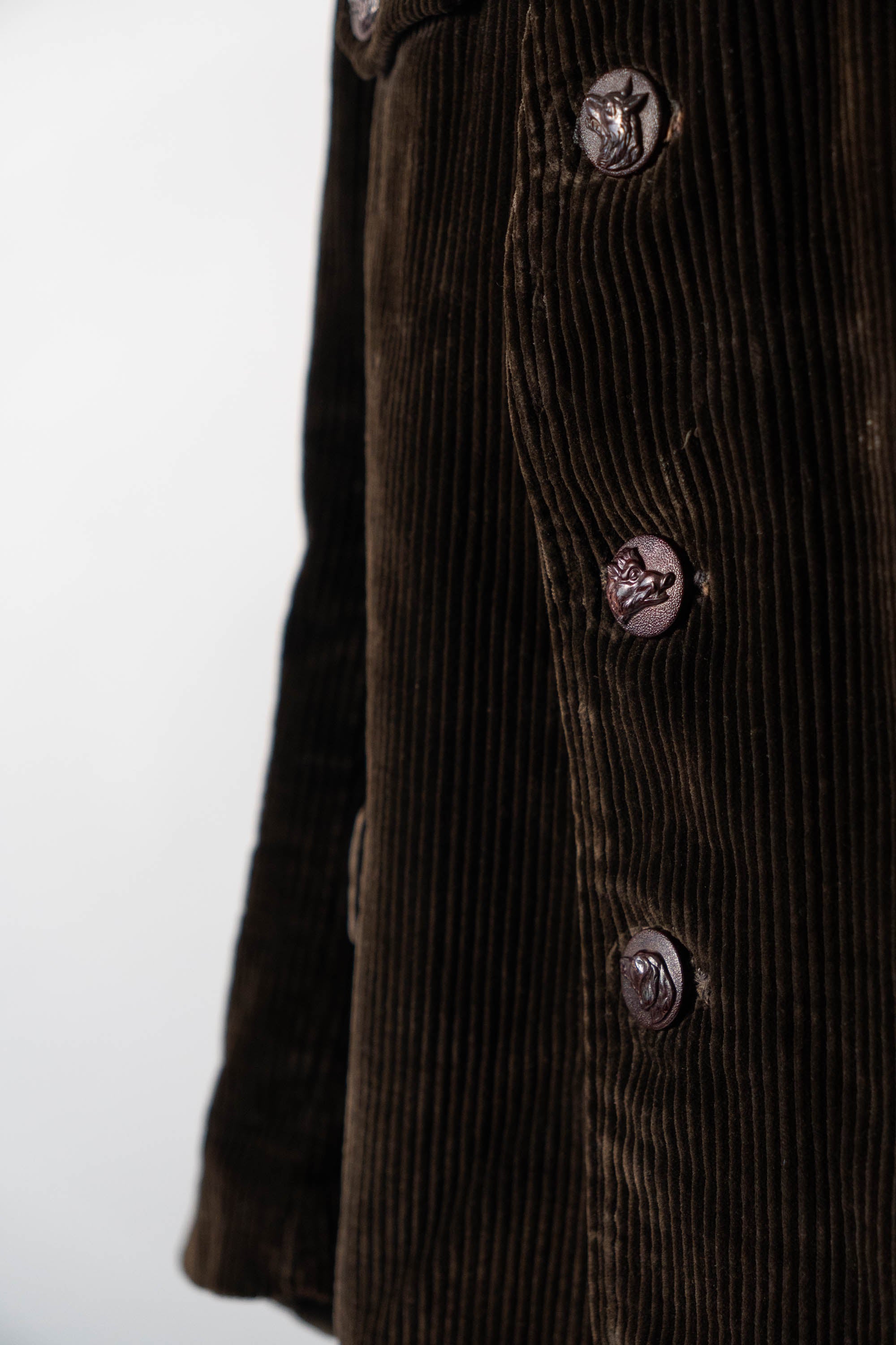 30s AdolpheLafont Brown Corduroy Hunting Jacket – edeak vintage