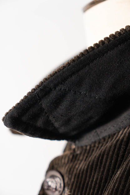 30 年代 AdolpheLafont 棕色燈芯絨狩獵夾克