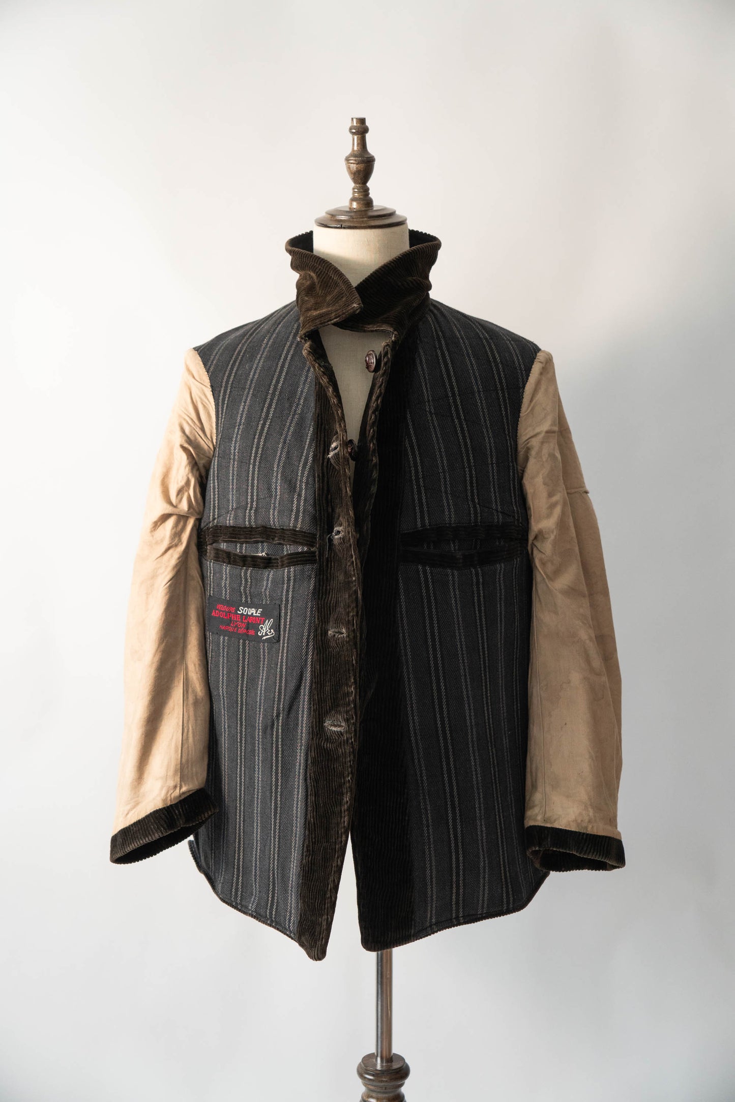 30 年代 AdolpheLafont 棕色燈芯絨狩獵夾克