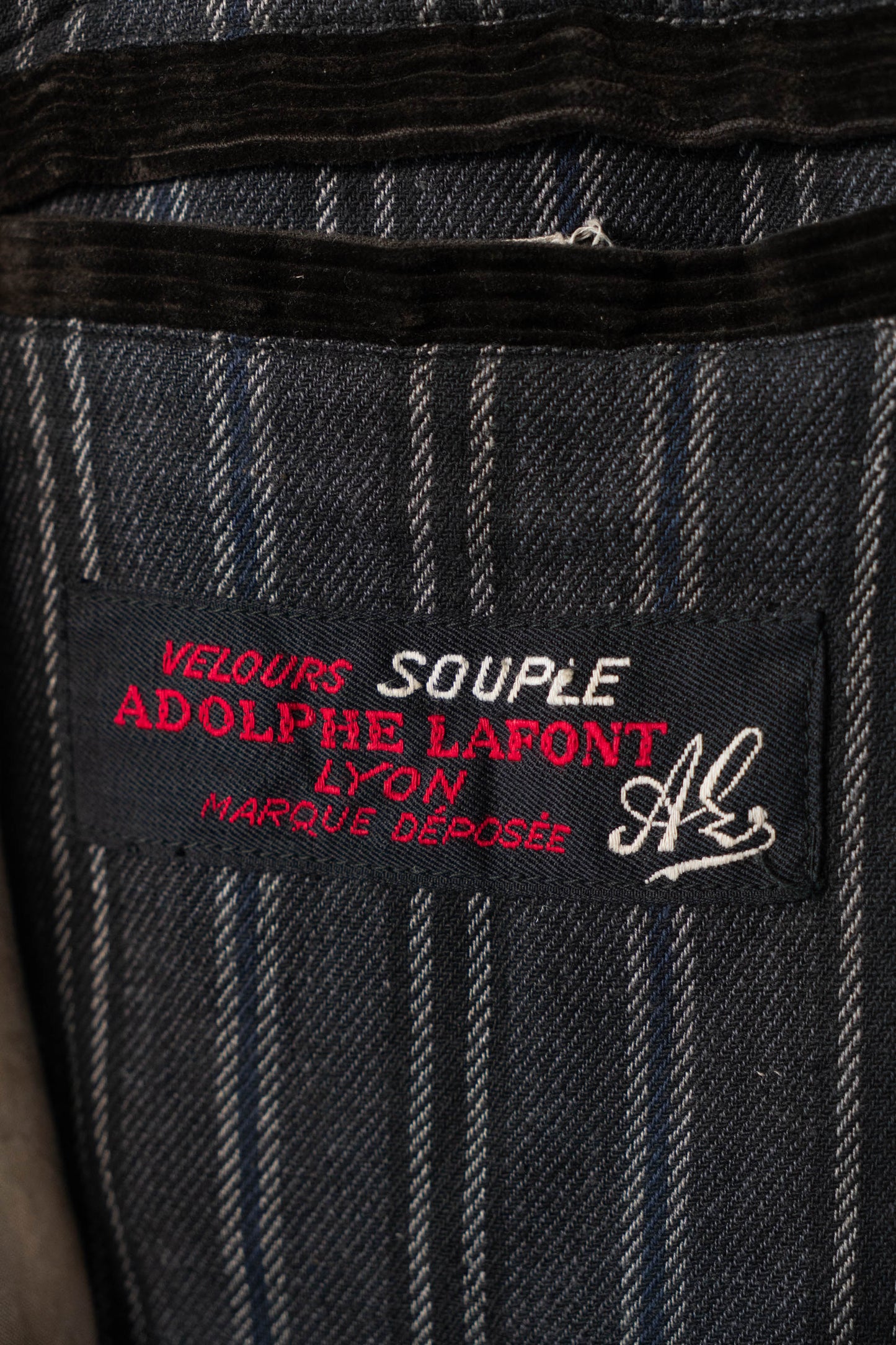 30 年代 AdolpheLafont 棕色燈芯絨狩獵夾克