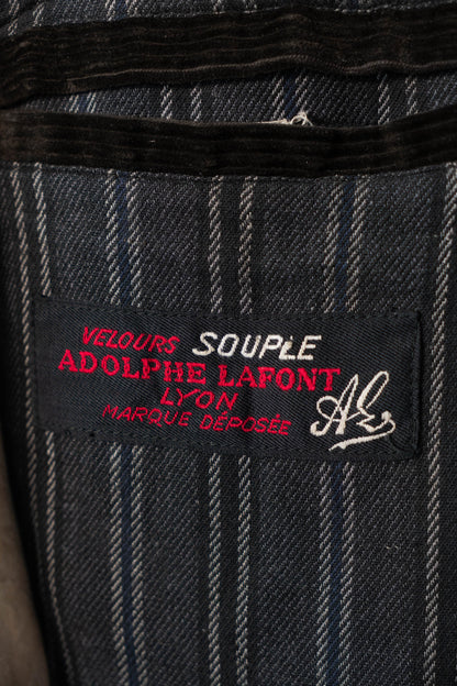 30 年代 AdolpheLafont 棕色燈芯絨狩獵夾克