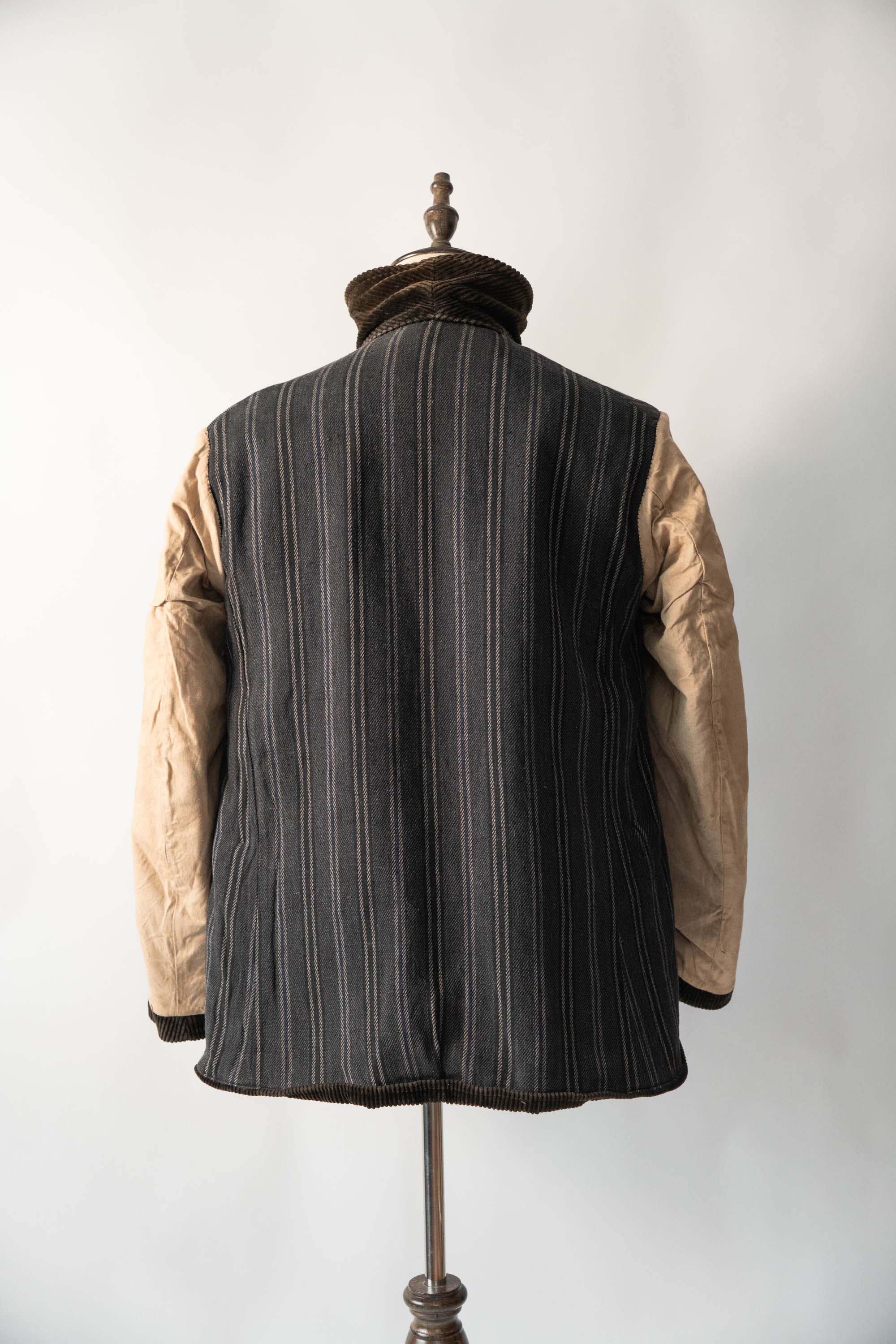 〜30s Brown corduroy hunting jacket 30s AdolpheLafont Brown Corduroy Hunting Jacket – edeak vintage