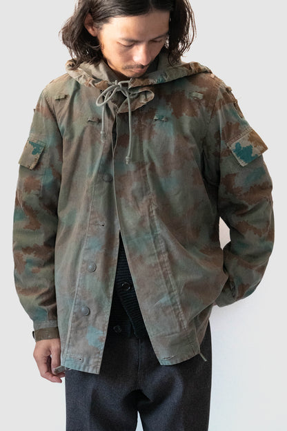 60s GERMAN ARMY BLUMENTARN CAMOUFLAGE SNIPER JACKET