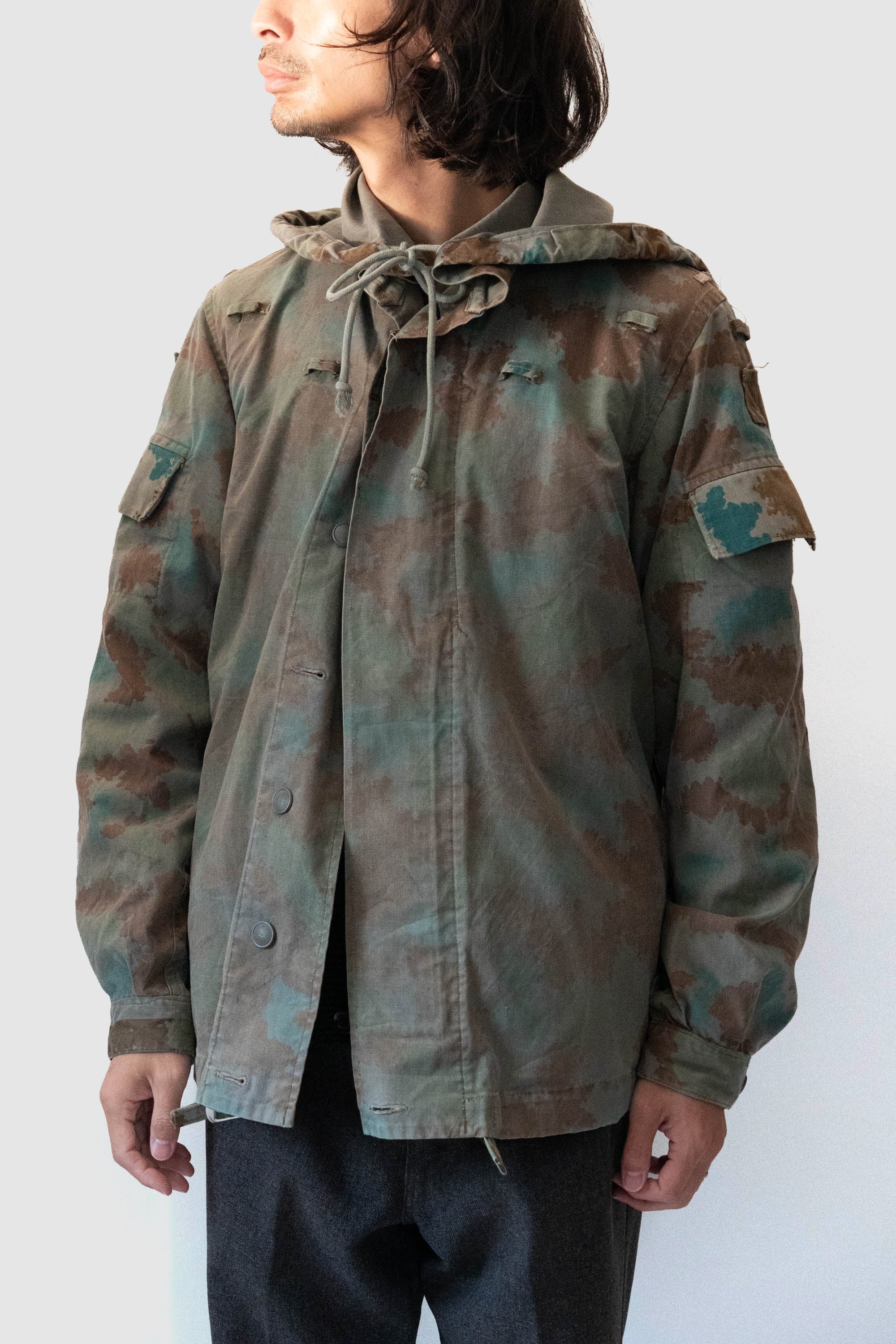 60s 東ドイツ軍 ブルメンターンカモ ヴィンテージ ジャケット NVA 60s 東ドイツ軍 ブルメンターンカモ ヴィンテージ ジャケット NVA 60's