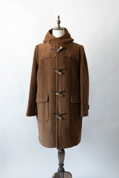 90s Invertere wool hbt duffle coat moorbrok fabric