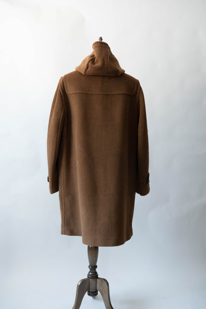 90s Invertere wool hbt duffle coat moorbrok fabric