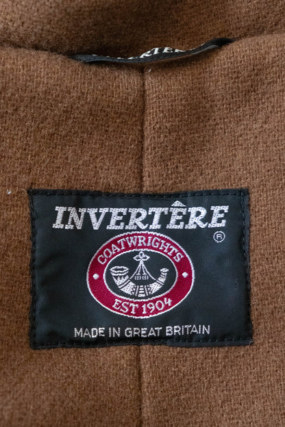 90s Invertere wool hbt duffle coat moorbrok fabric