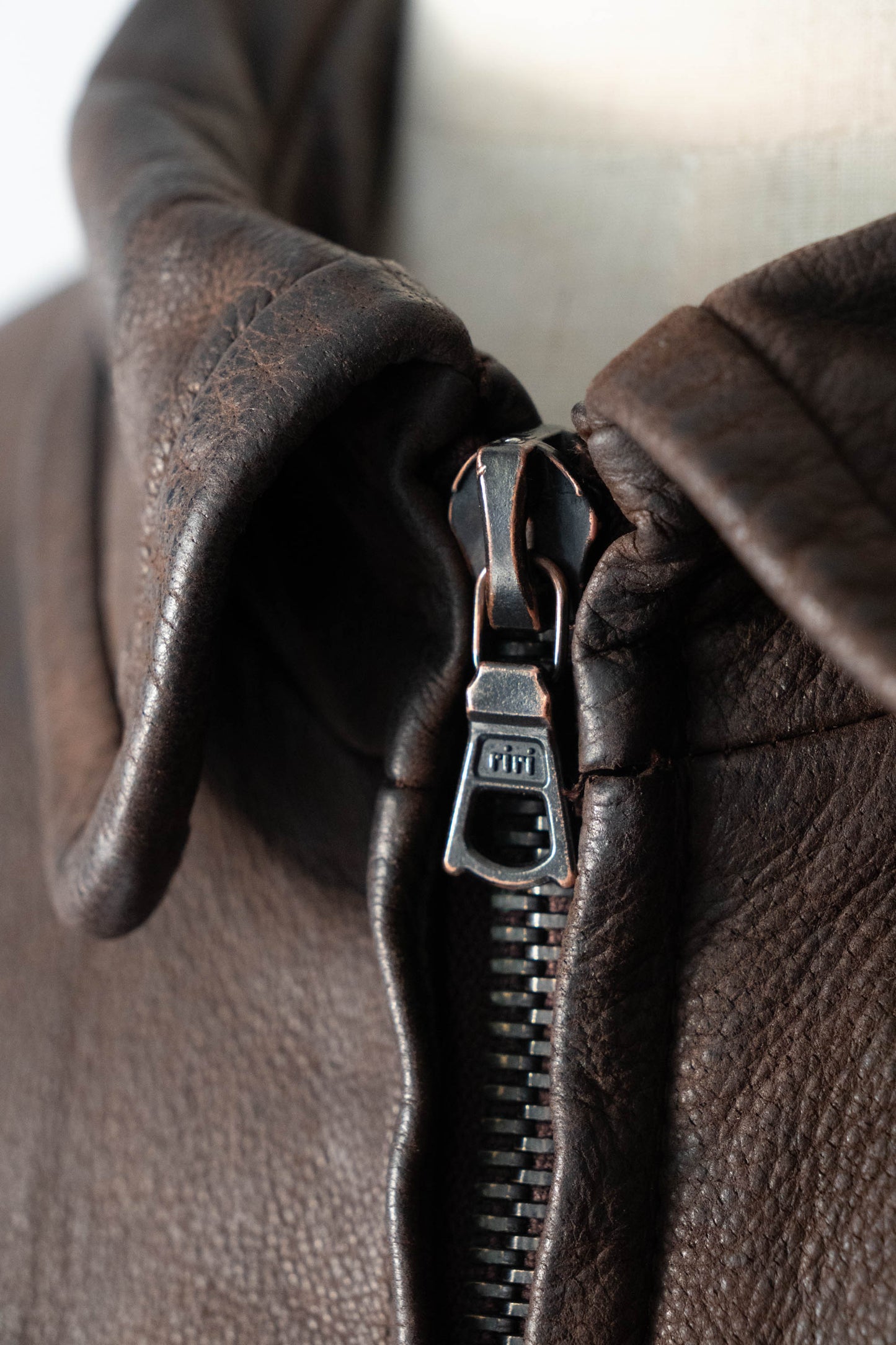 90s seraphin deerskin bomber jacket