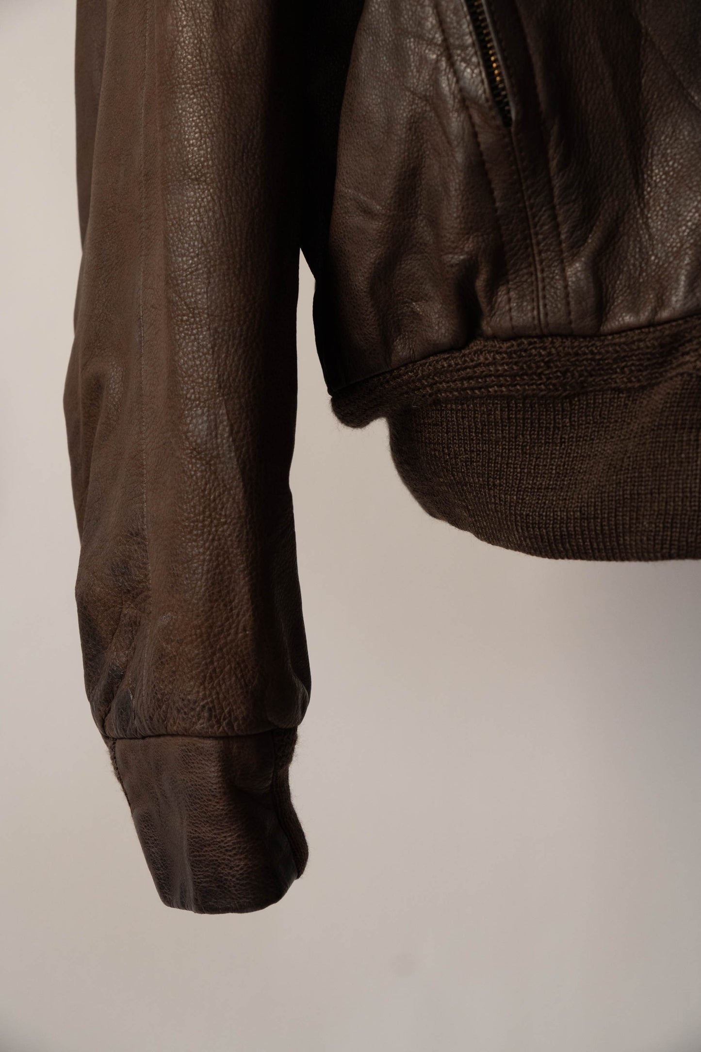 90s seraphin deerskin bomber jacket