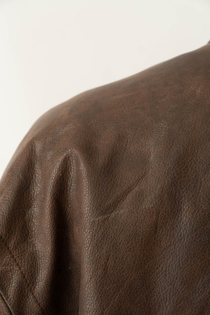 90s seraphin deerskin bomber jacket