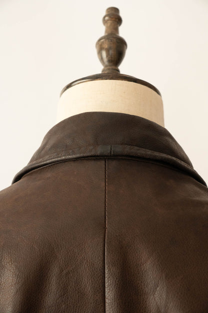 90s seraphin deerskin bomber jacket