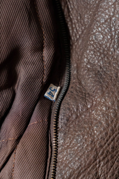 90s seraphin deerskin bomber jacket