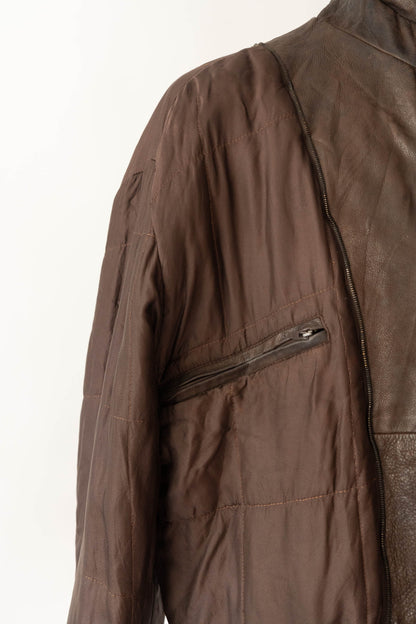 90s seraphin deerskin bomber jacket
