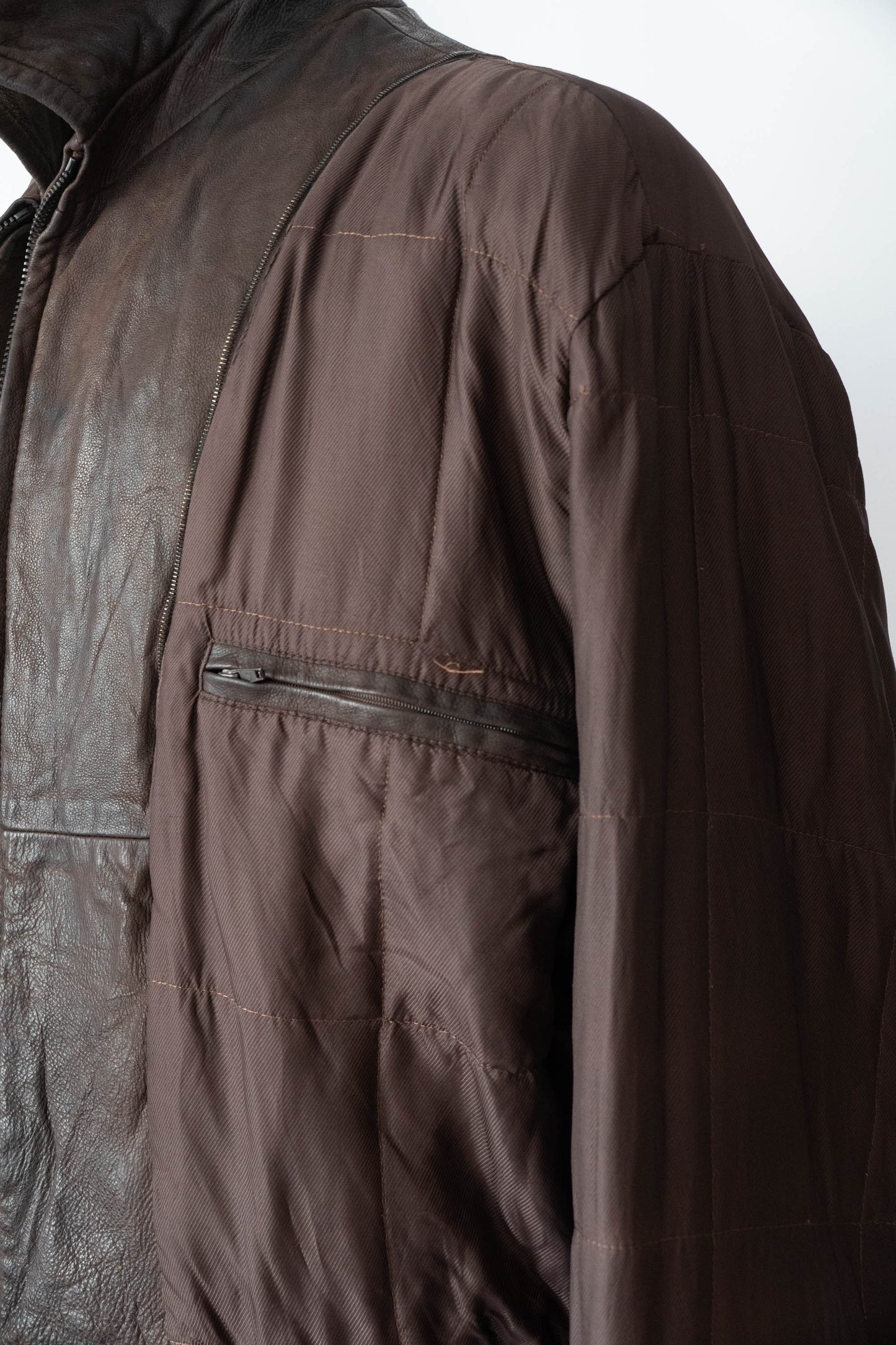 90s seraphin deerskin bomber jacket