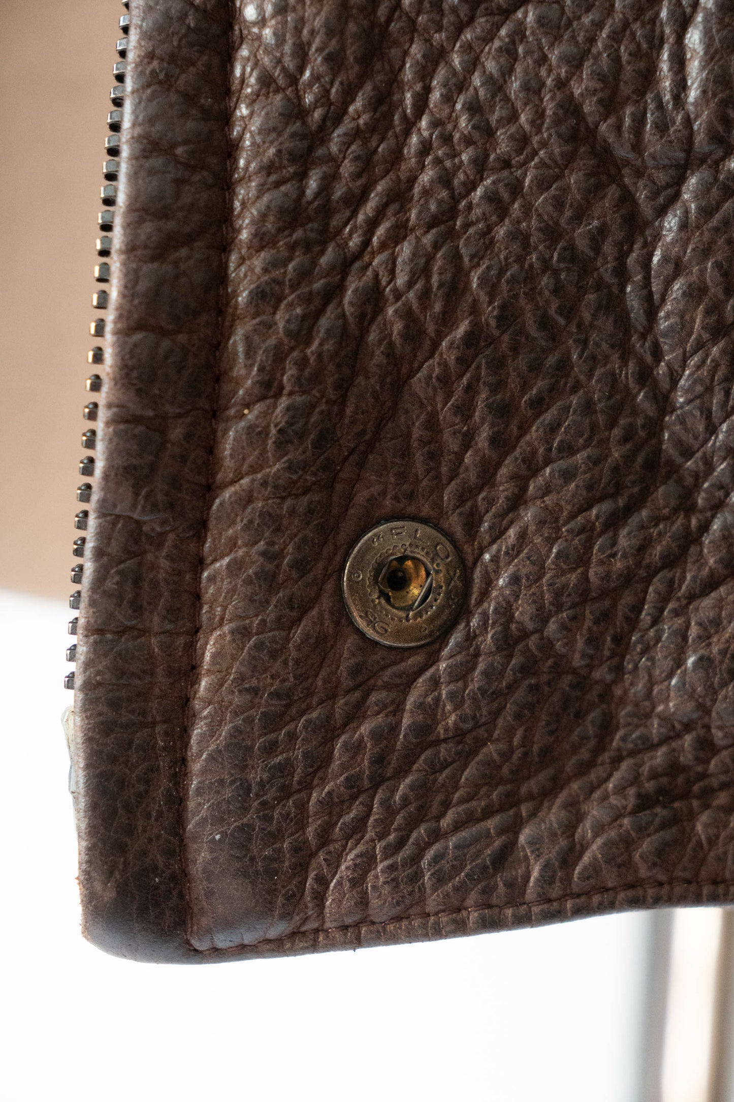 90s seraphin deerskin bomber jacket