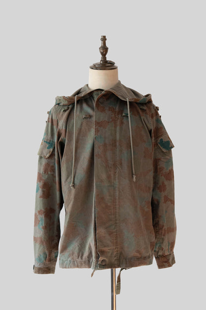 60s GERMAN ARMY BLUMENTARN CAMOUFLAGE SNIPER JACKET