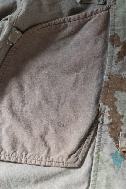 60s GERMAN ARMY BLUMENTARN CAMOUFLAGE SNIPER JACKET
