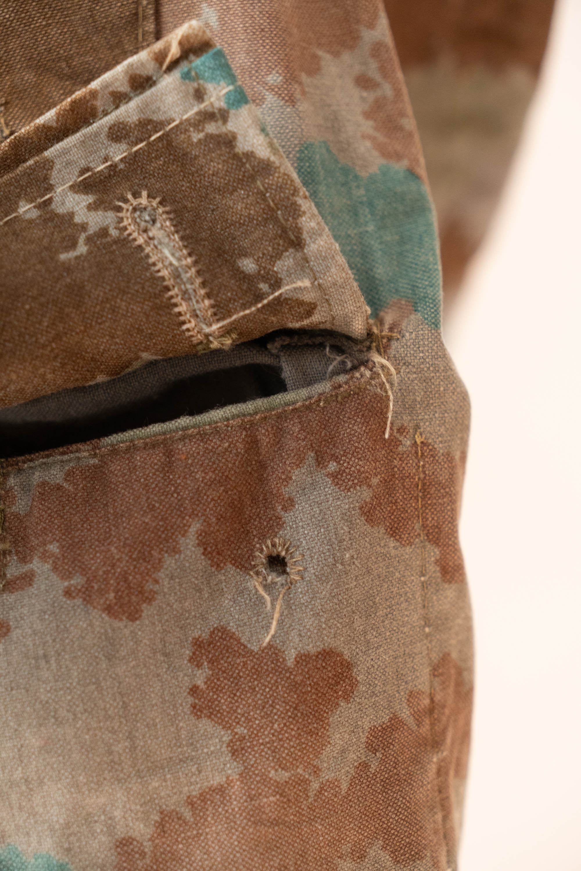 60s GERMAN ARMY BLUMENTARN CAMOUFLAGE SNIPER JACKET – edeak vintage