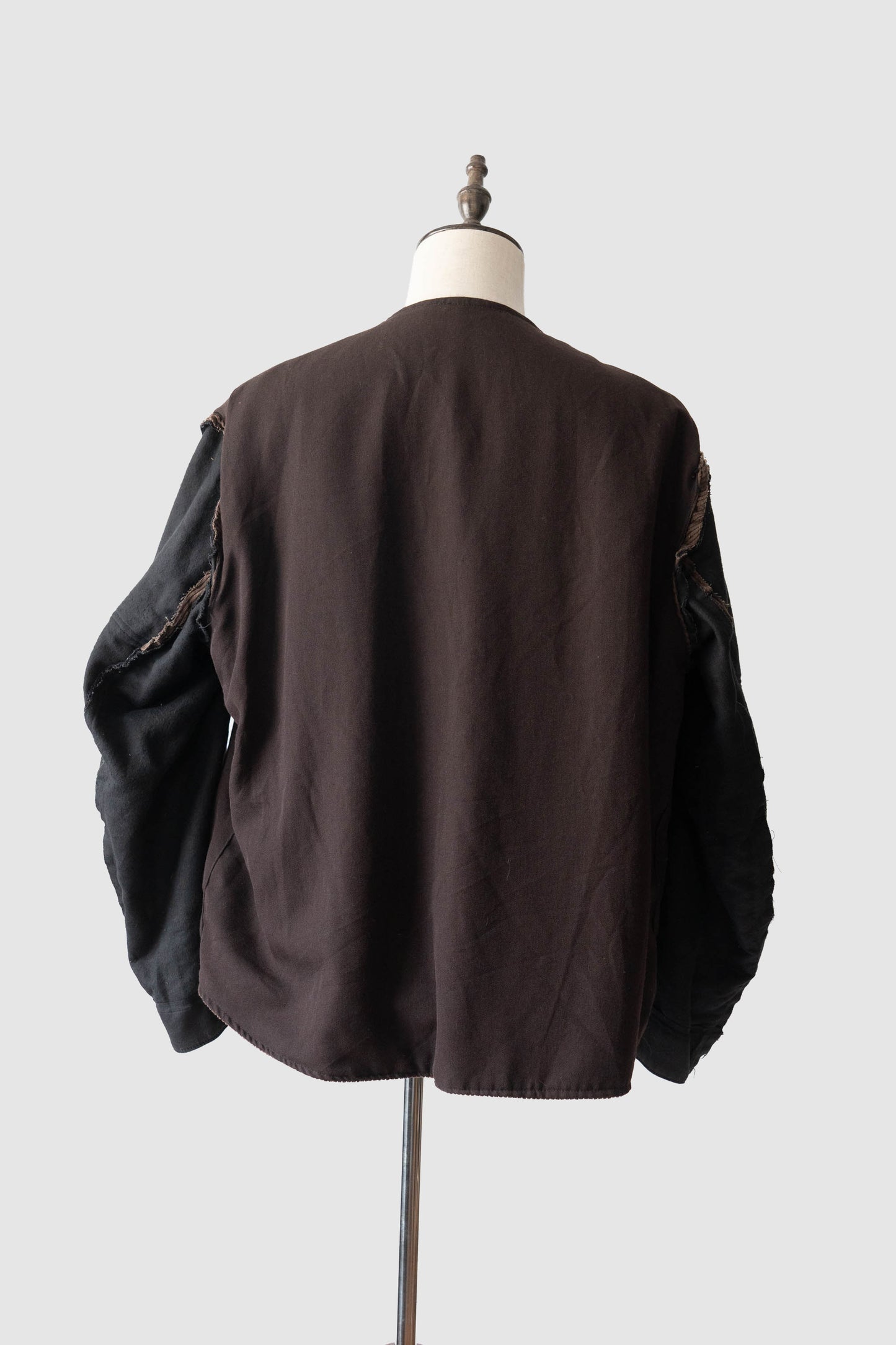 40s belgium brown corduroy double breasted work jacket deadstock