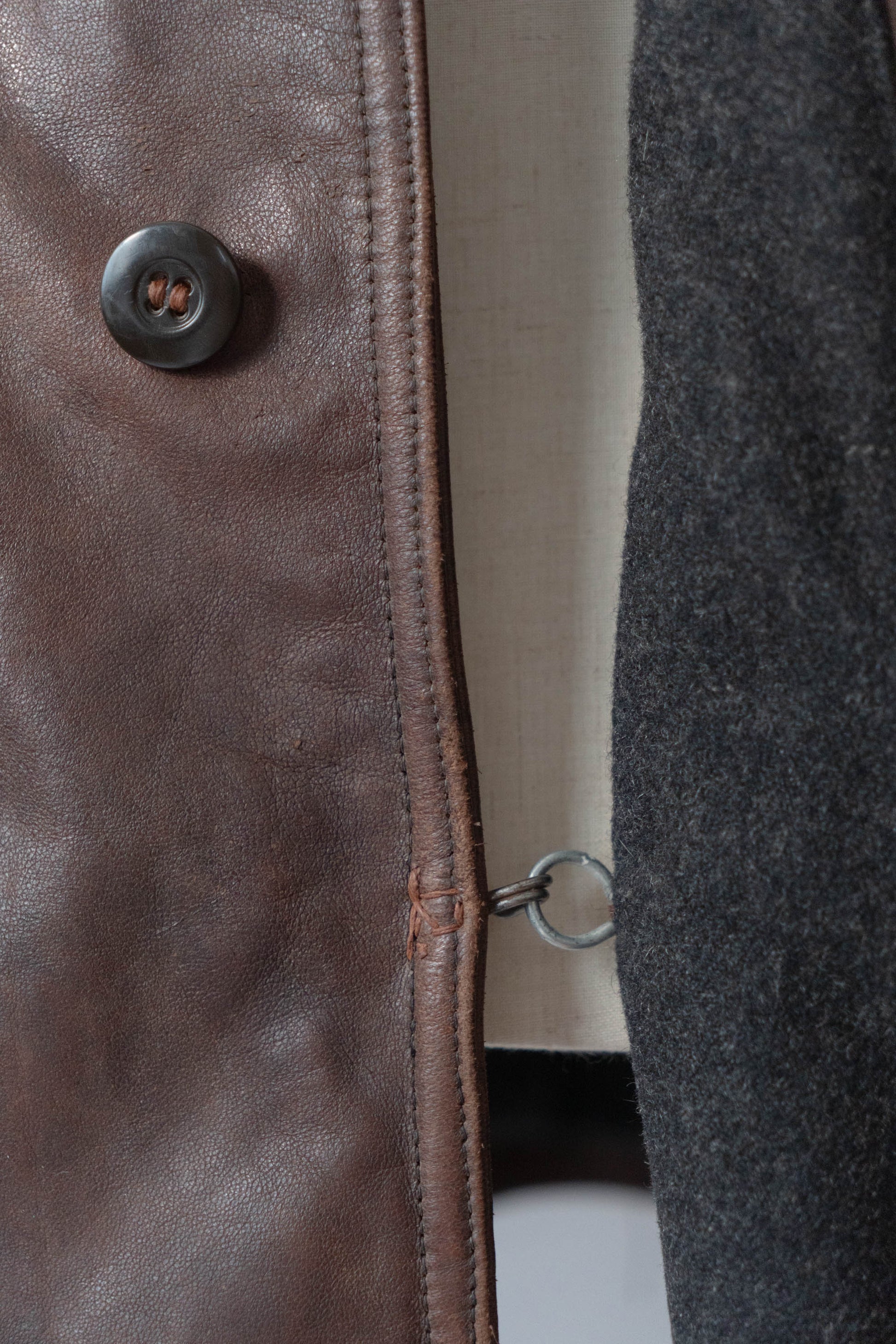 40s german kriegsmarine U-boat leather jacket