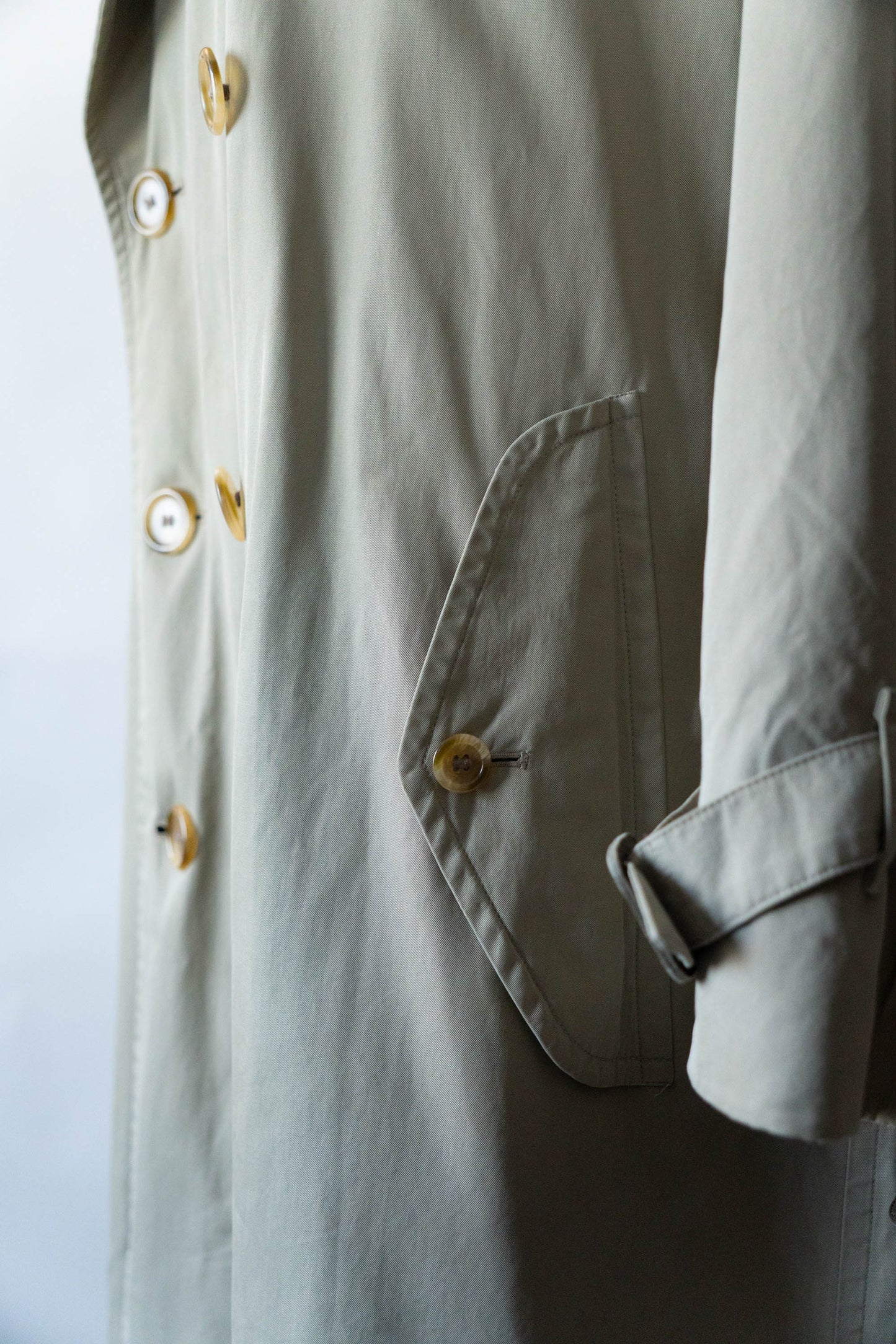 80s burberrys trench coat "trench21" full set cotton fabric