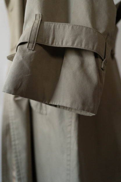 80s burberrys trench coat "trench21" full set cotton fabric