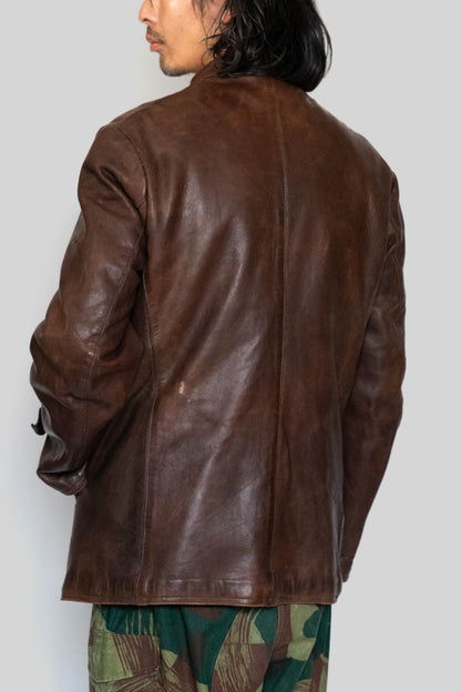40s german kriegsmarine U-boat leather jacket