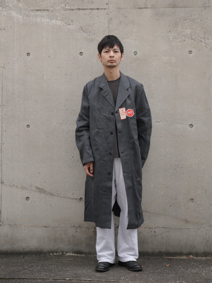 50-60s Black Chambray AtelierCoat "AU MOLINEL" DEAD STOCK