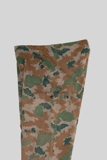 60s GERMAN ARMY BLUMENTARN CAMOUFLAGE TROUSER